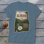 Alabama Homeplace Scene Softstyle Tee