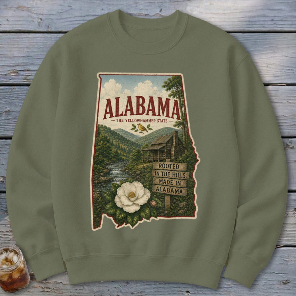 Alabama Homeplace Scene Sweatshirt