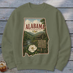 Alabama Homeplace Scene Sweatshirt