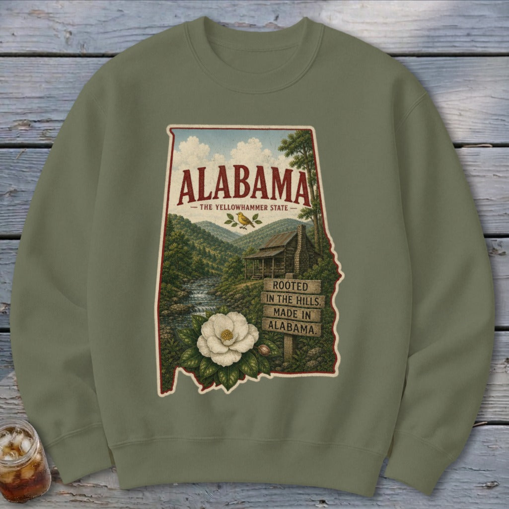 Alabama Homeplace Scene Sweatshirt