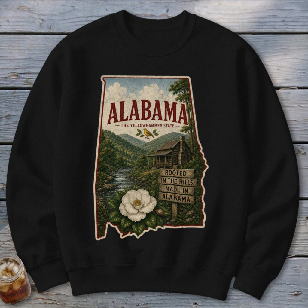 Alabama Homeplace Scene Sweatshirt