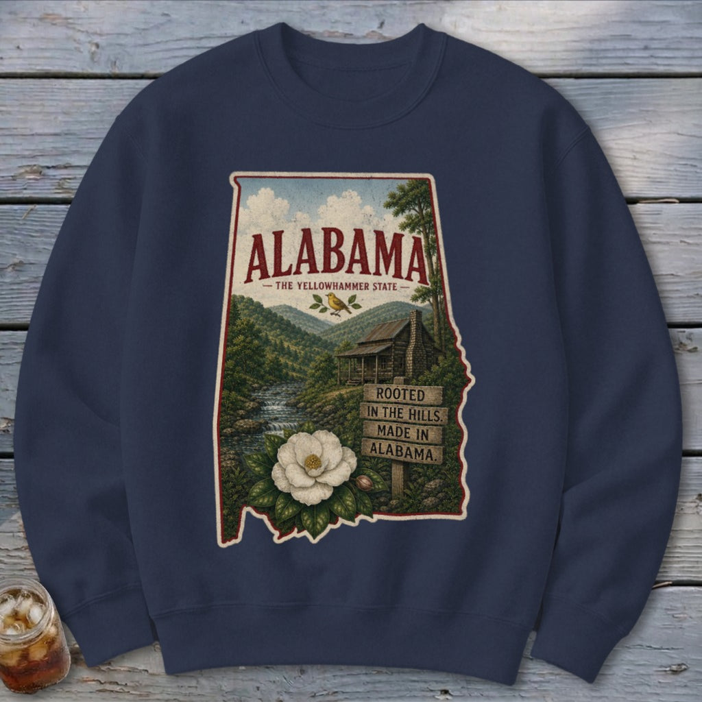 Alabama Homeplace Scene Sweatshirt