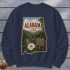 Alabama Homeplace Scene Sweatshirt