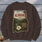Alabama Homeplace Scene Sweatshirt