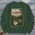 Alabama Homeplace Scene Sweatshirt