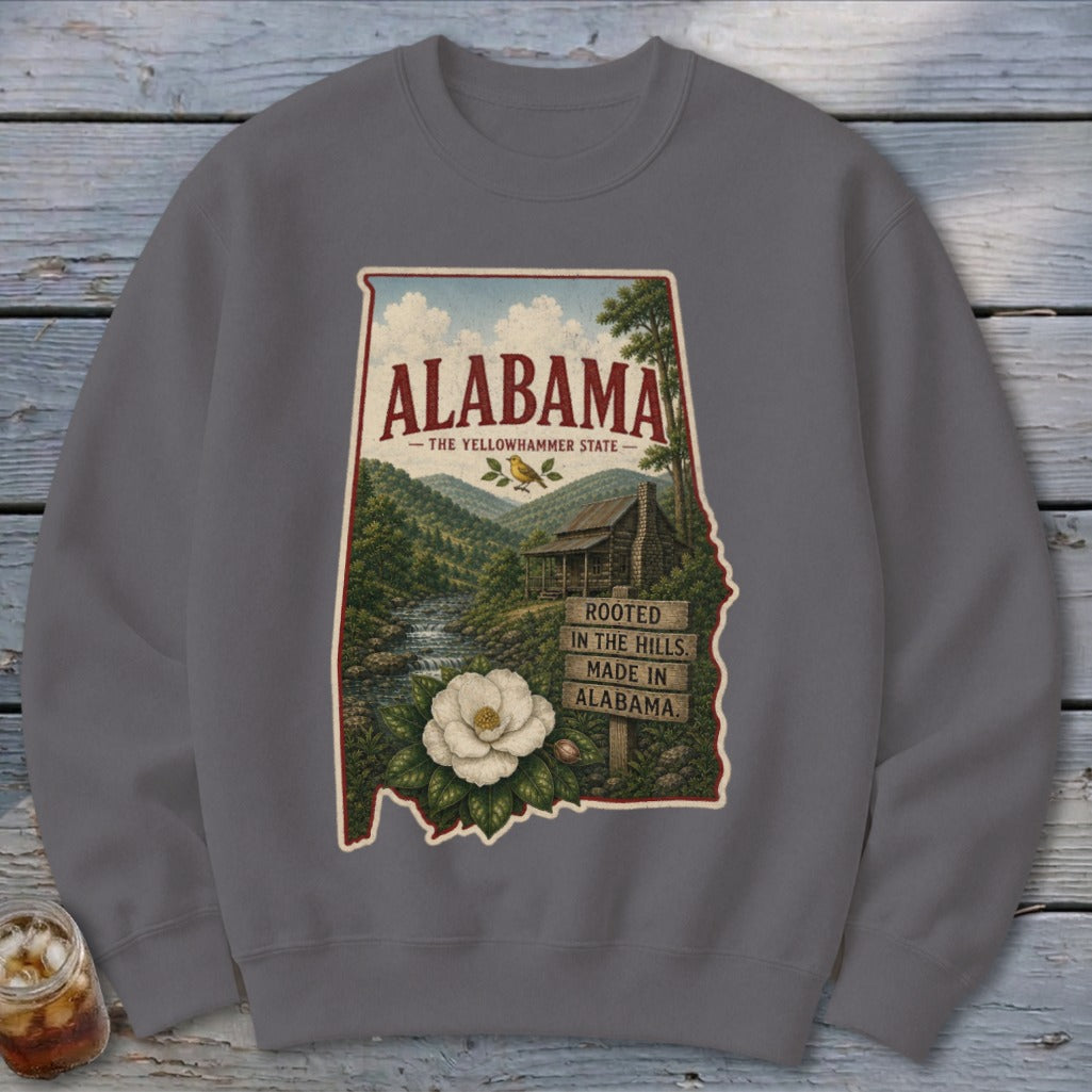 Alabama Homeplace Scene Sweatshirt