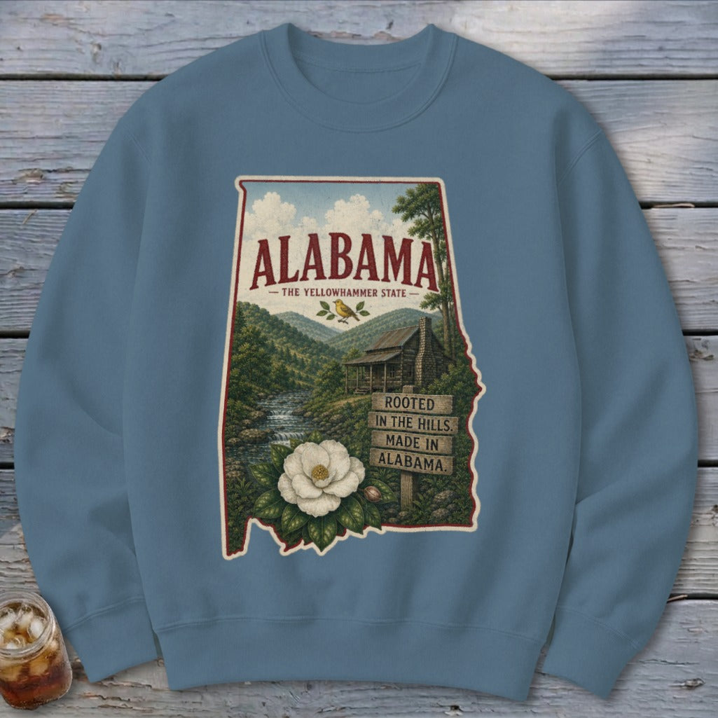 Alabama Homeplace Scene Sweatshirt