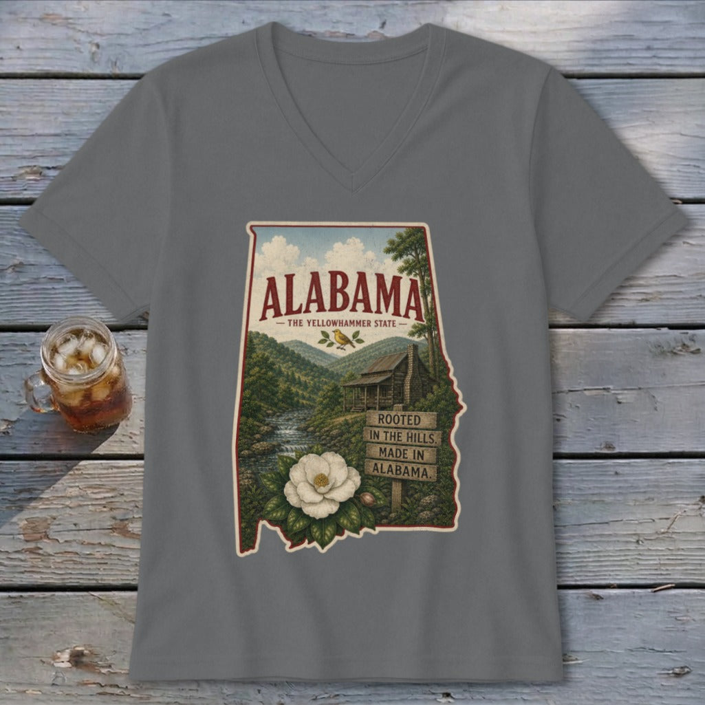 Alabama Homeplace Scene V-neck