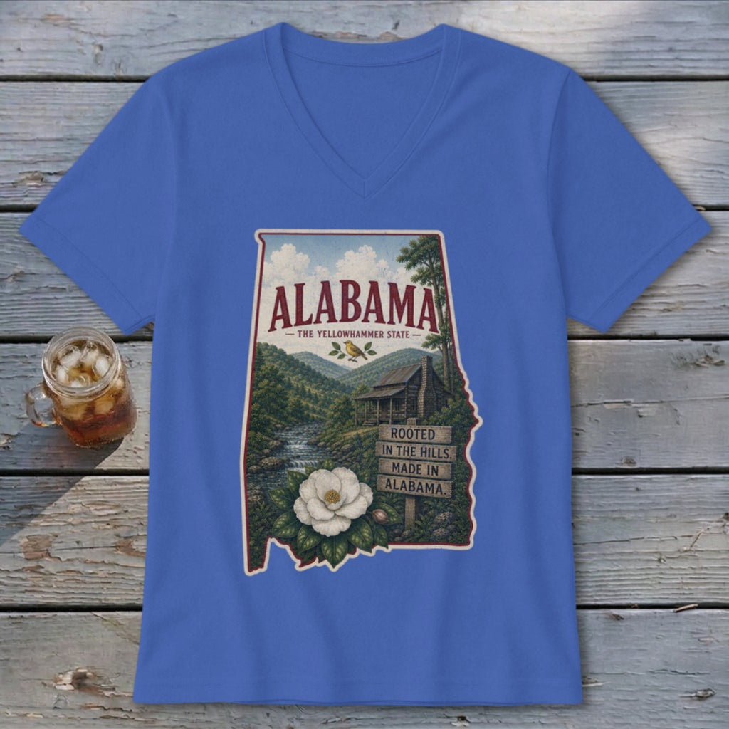 Alabama Homeplace Scene V-neck