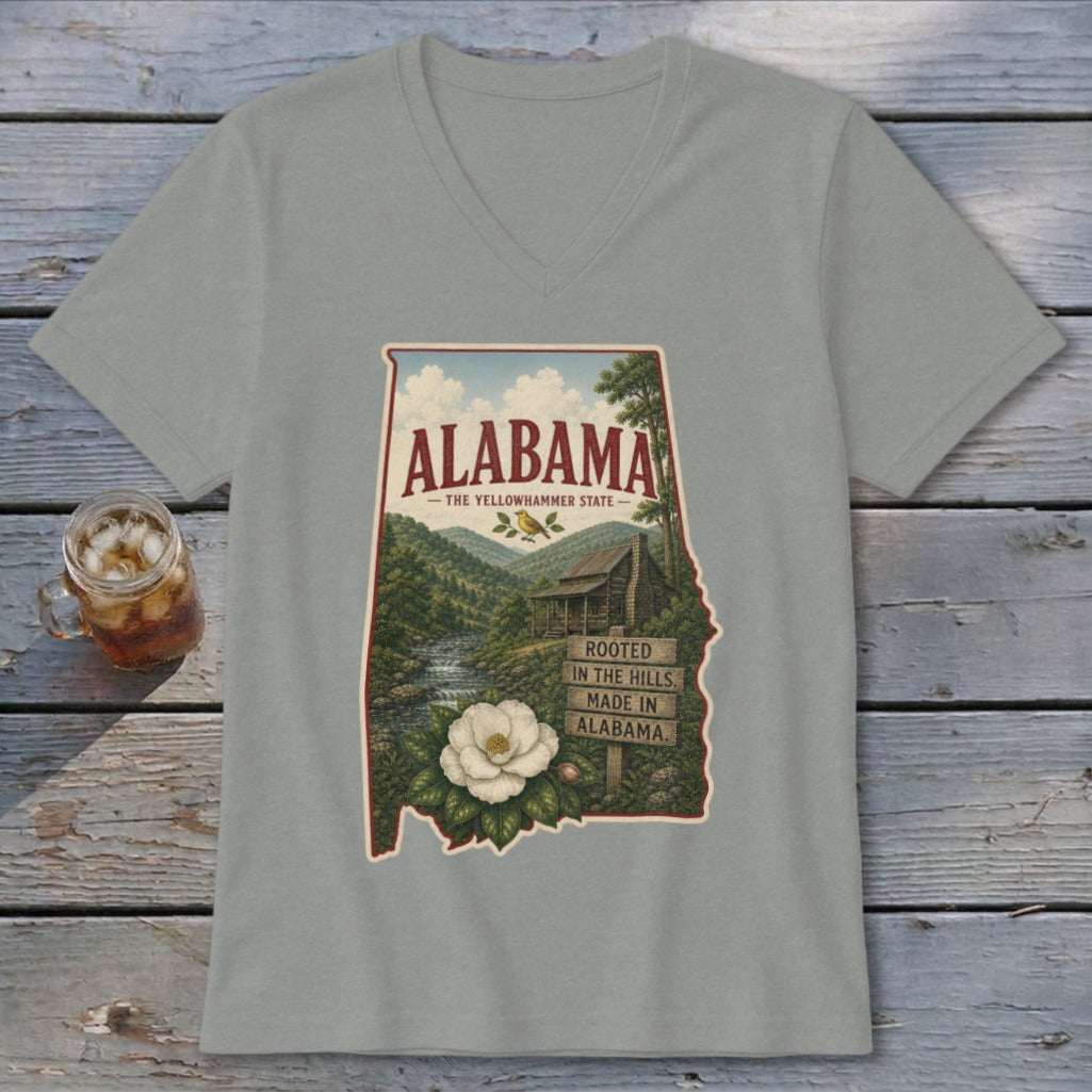Alabama Homeplace Scene V-neck