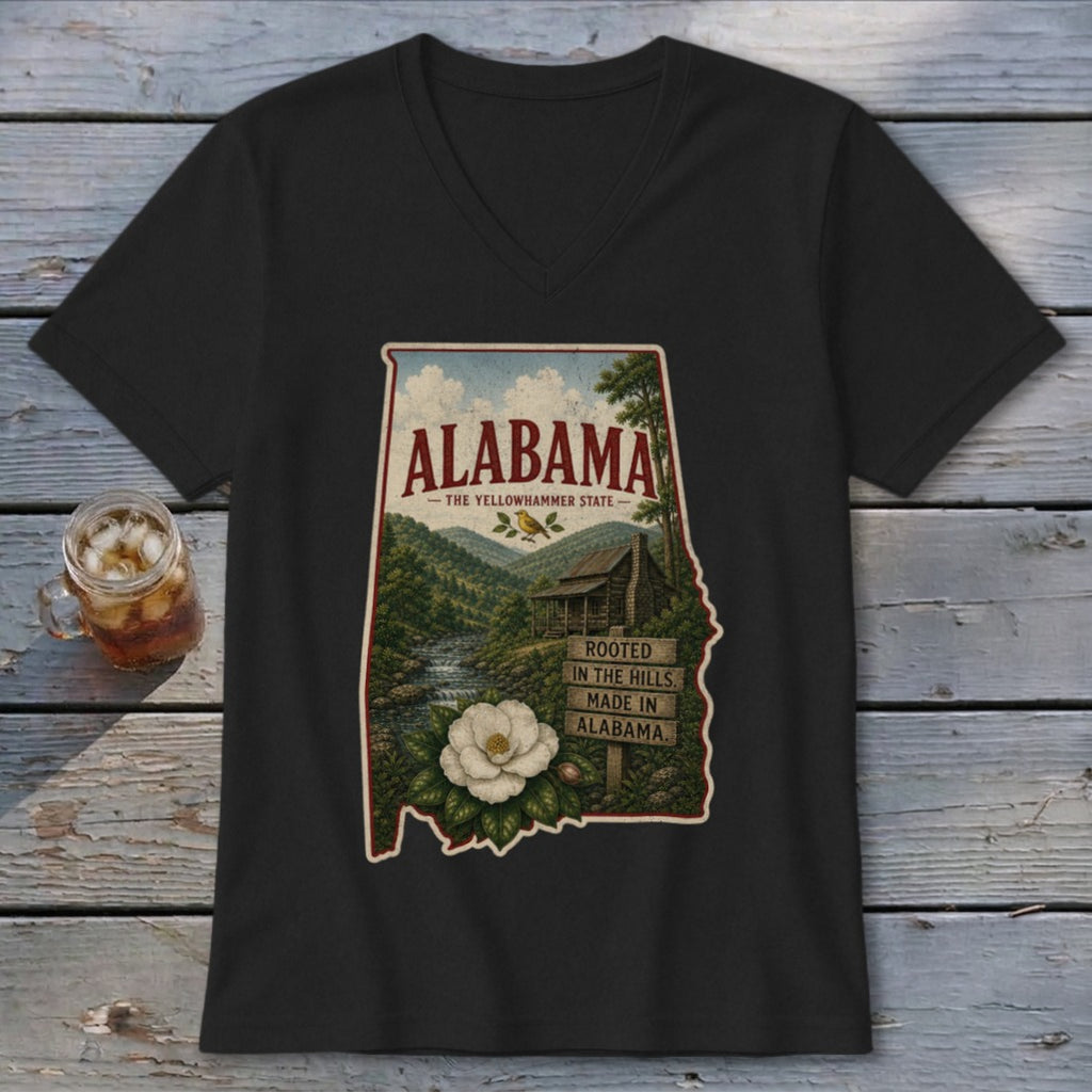 Alabama Homeplace Scene V-neck