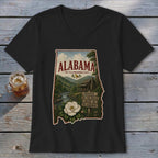 Alabama Homeplace Scene V-neck