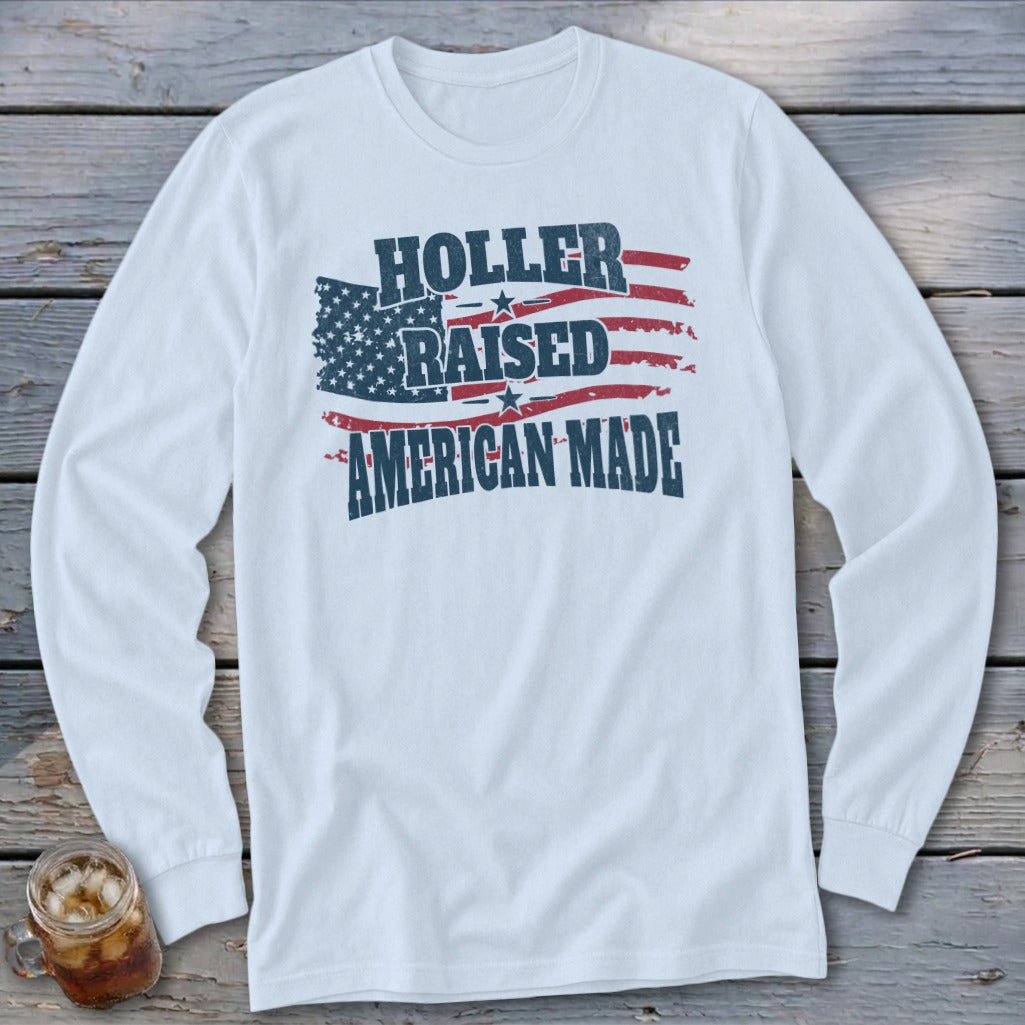 American - Holler Raised Long Sleeve Tee