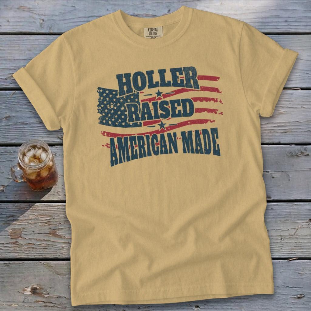 American - Holler Raised Signature Tee
