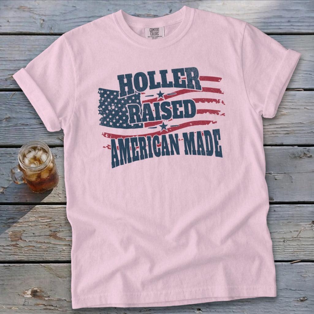 American - Holler Raised Signature Tee