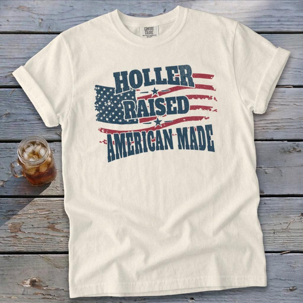 American - Holler Raised Signature Tee