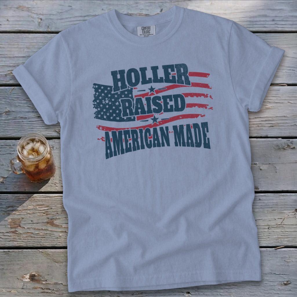 American - Holler Raised Signature Tee