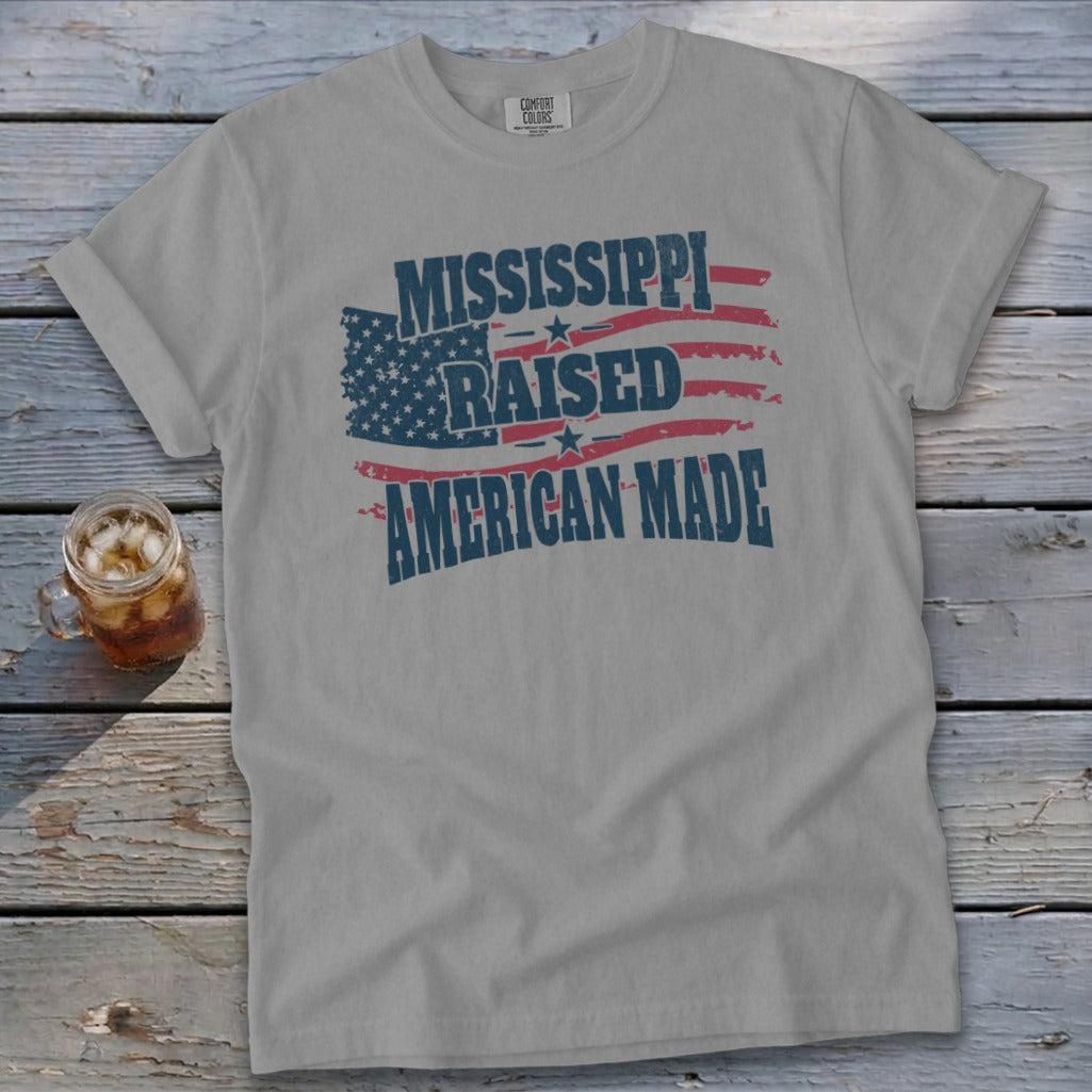 American - Mississippi Raised Signature Tee