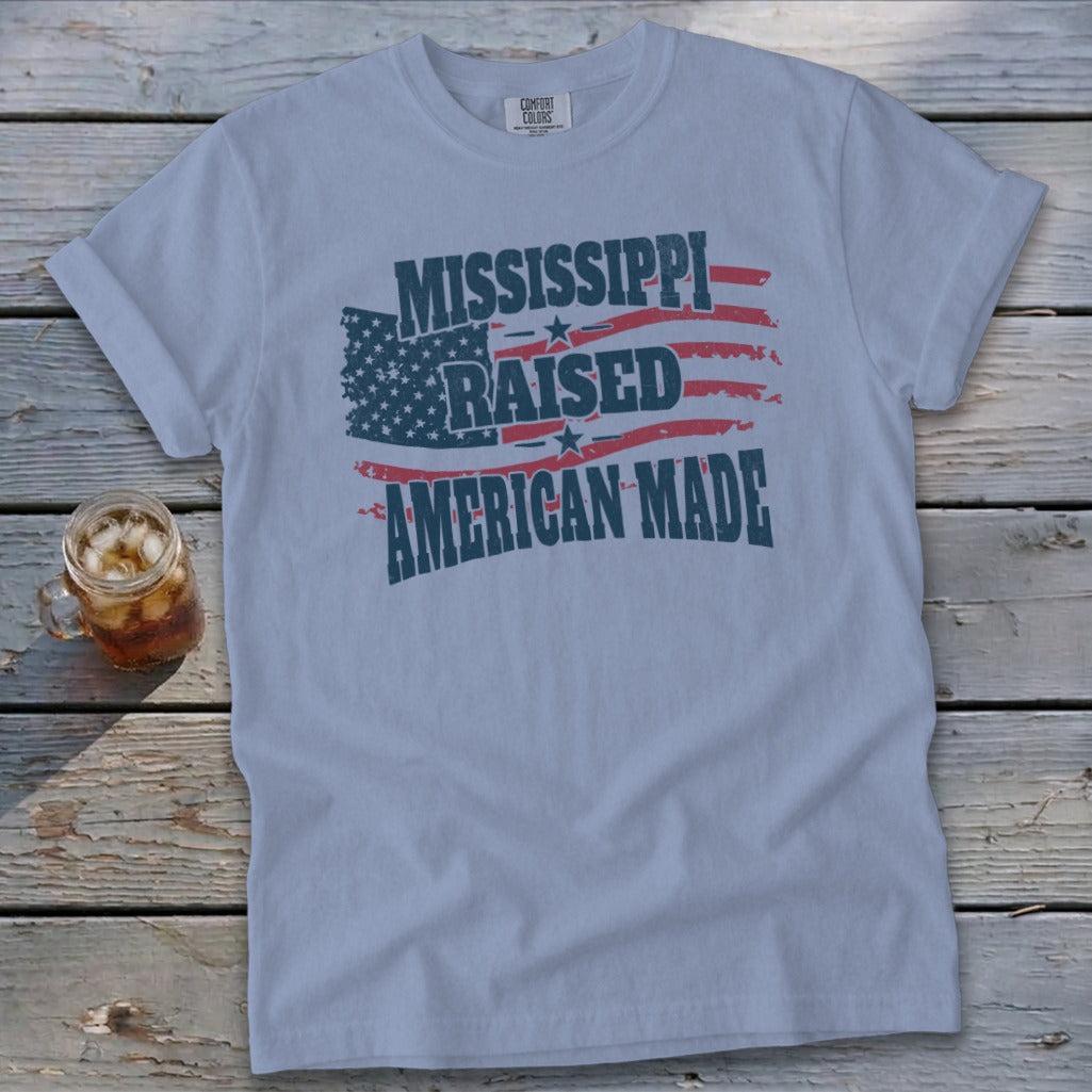 American - Mississippi Raised Signature Tee