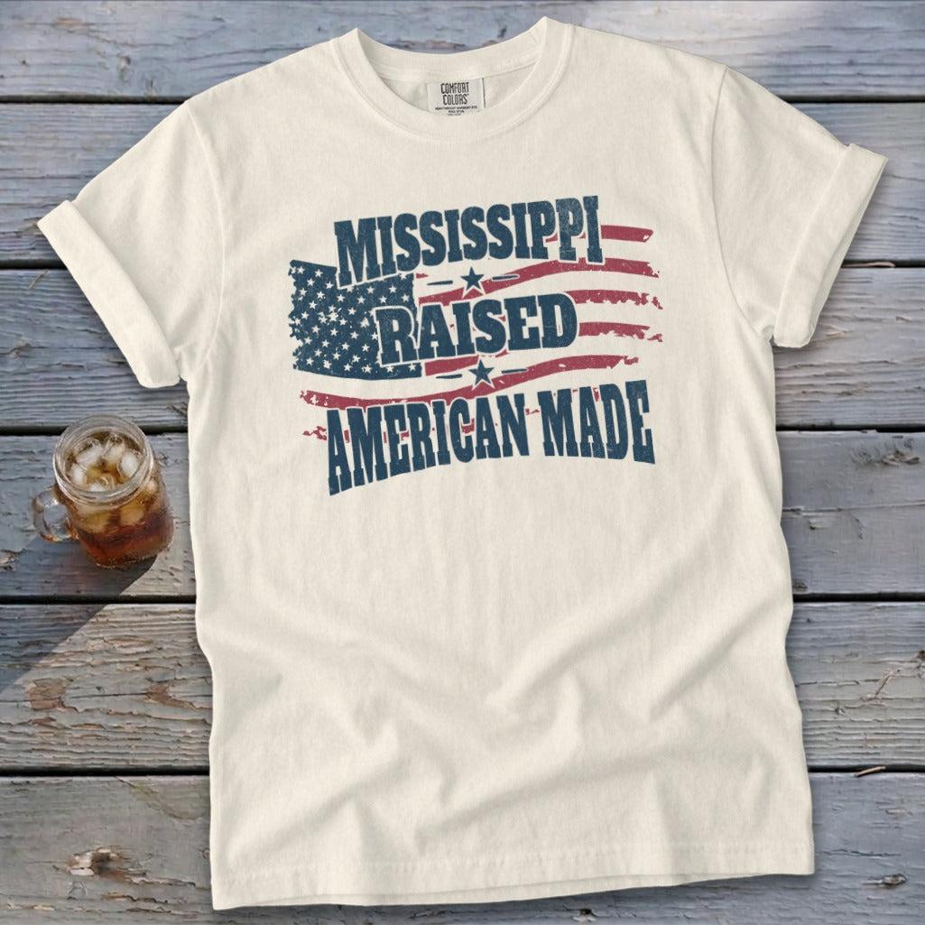 American - Mississippi Raised Signature Tee