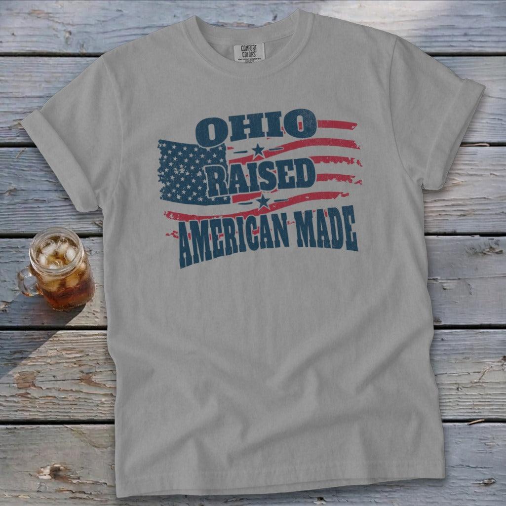 American - Ohio Raised Signature Tee