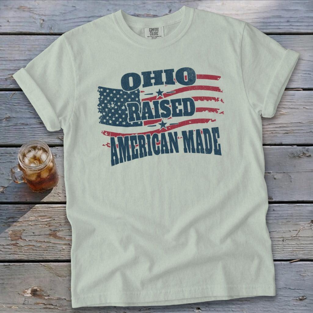 American - Ohio Raised Signature Tee