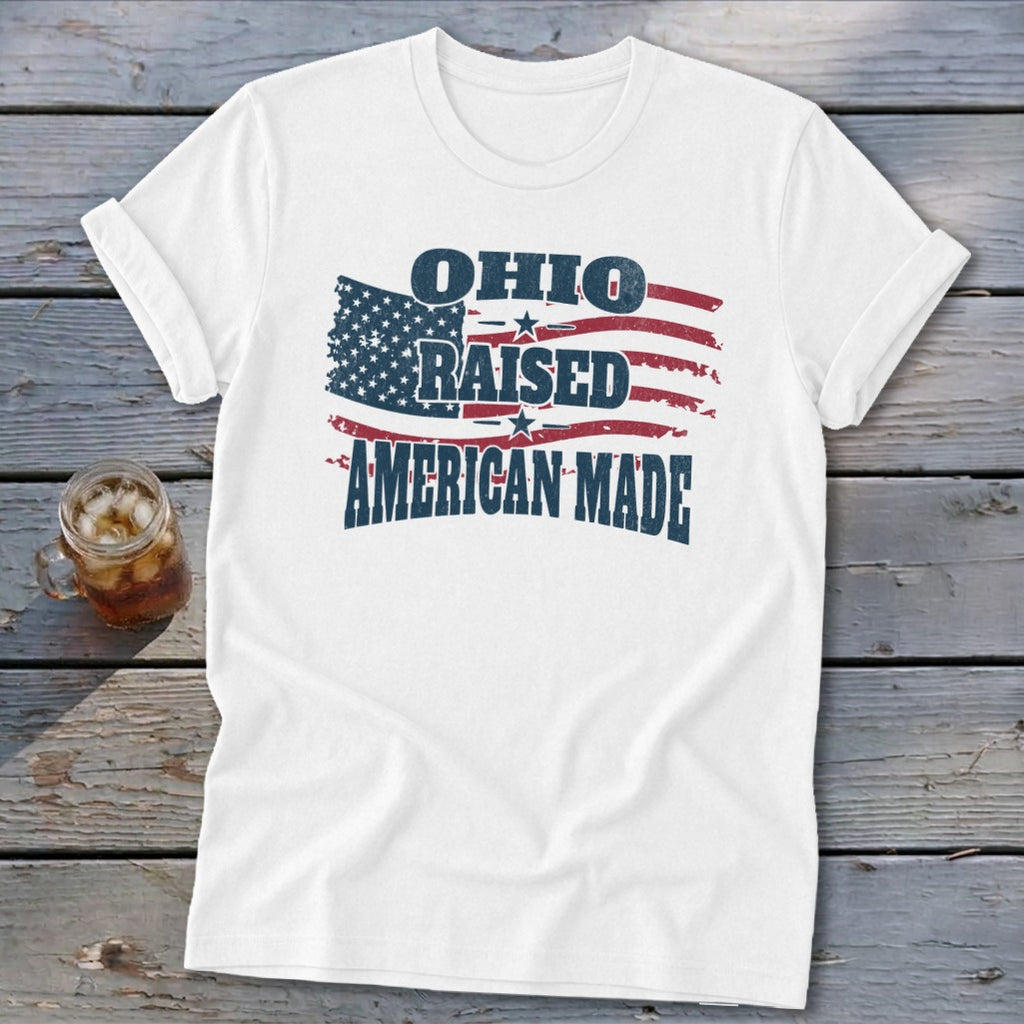 American - Ohio Raised Softstyle Tee