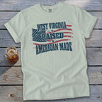American - West Virginia Raised Signature Tee