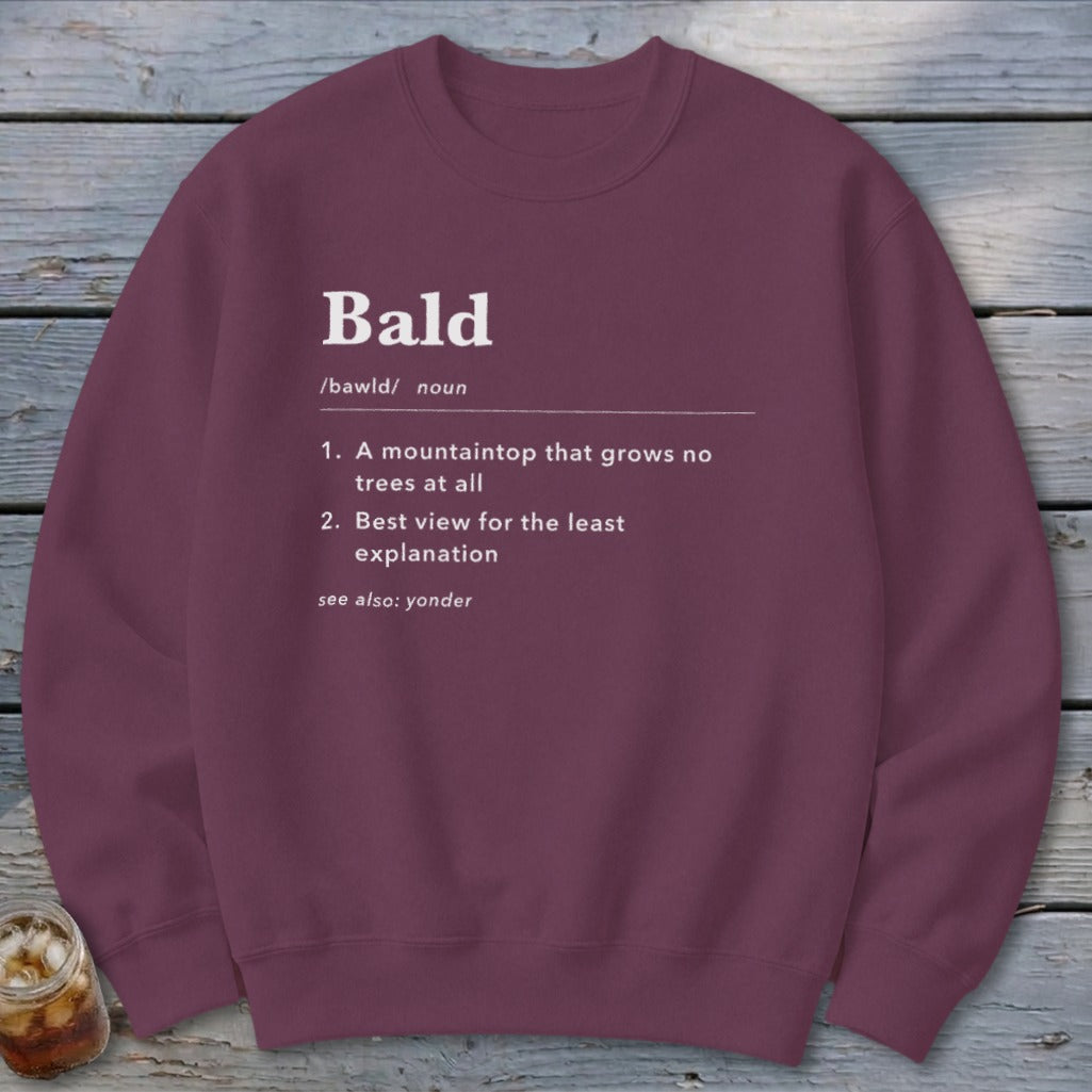 Bald Definition Sweatshirt