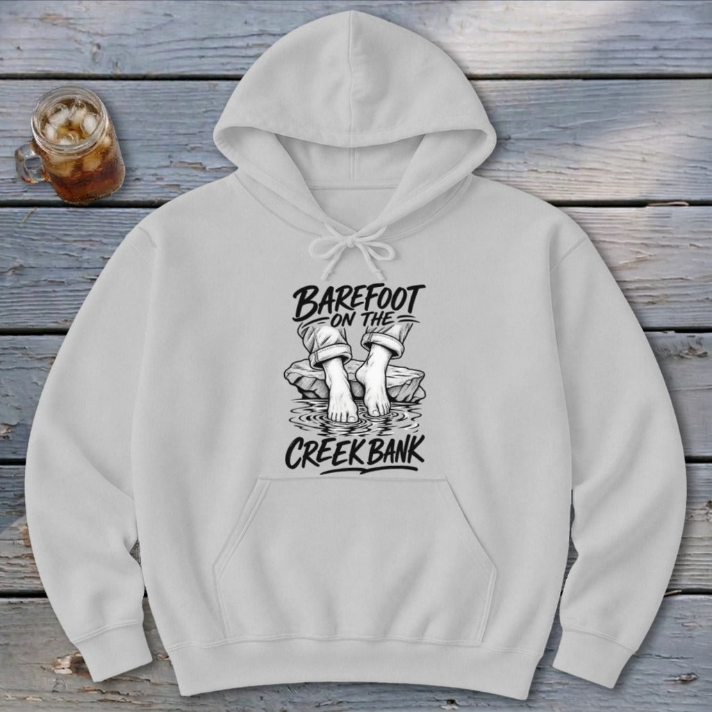 Barefoot on the Creek Bank Hoodie