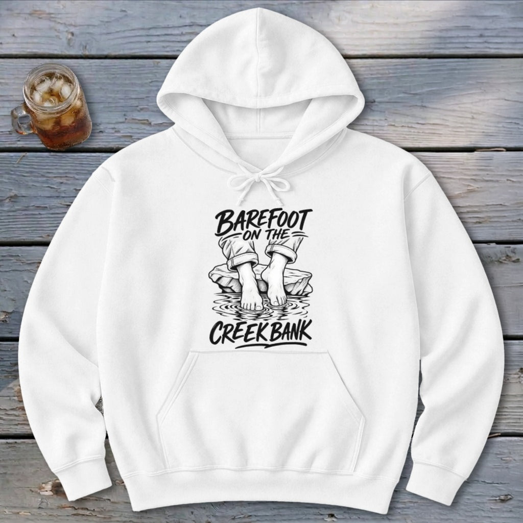 Barefoot on the Creek Bank Hoodie