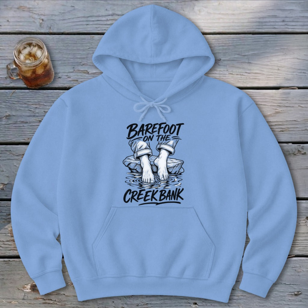 Barefoot on the Creek Bank Hoodie