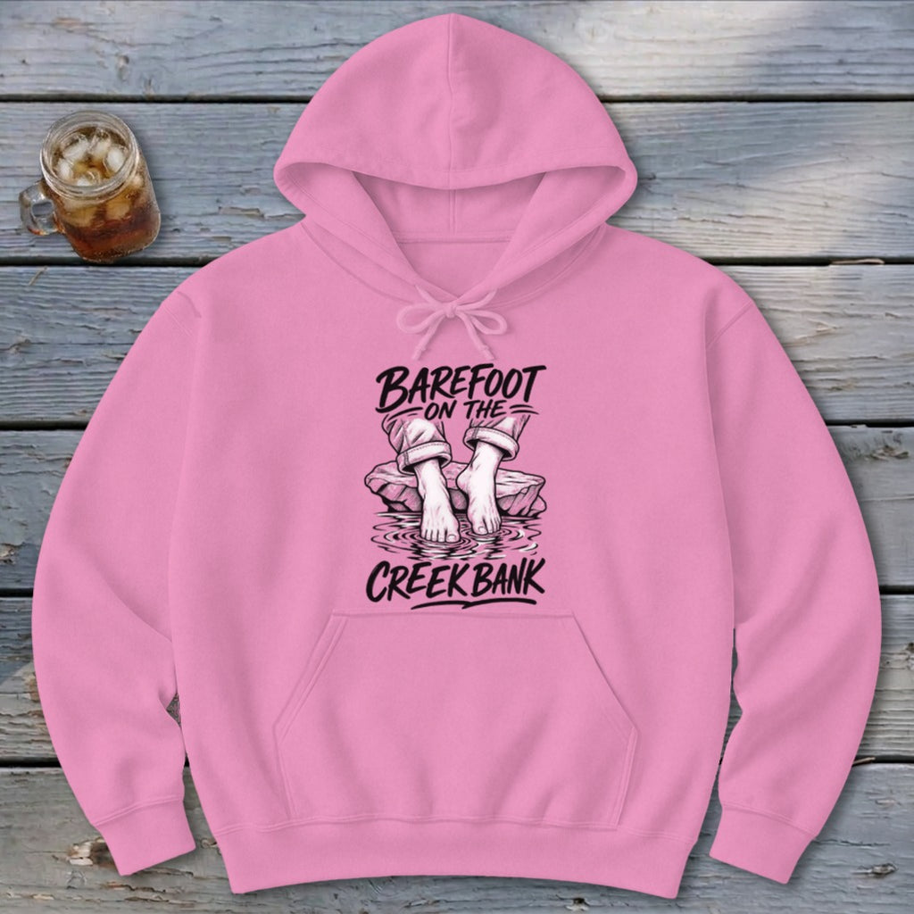 Barefoot on the Creek Bank Hoodie