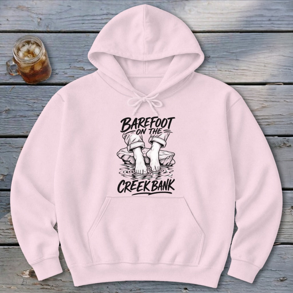 Barefoot on the Creek Bank Hoodie