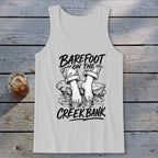 Barefoot on the Creek Bank Tank Top