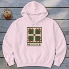 Bear's Paw Faux Quilt Block Hoodie
