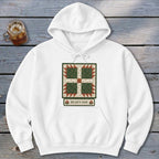 Bear's Paw Faux Quilt Block Hoodie