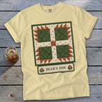 Bear's Paw Faux Quilt Block Signature Tee