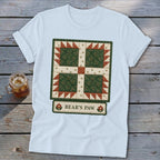 Bear's Paw Faux Quilt Block Softstyle Tee