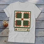 Bear's Paw Faux Quilt Block Softstyle Tee