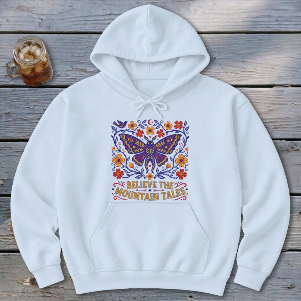 Believe the Mountain Tales Hoodie