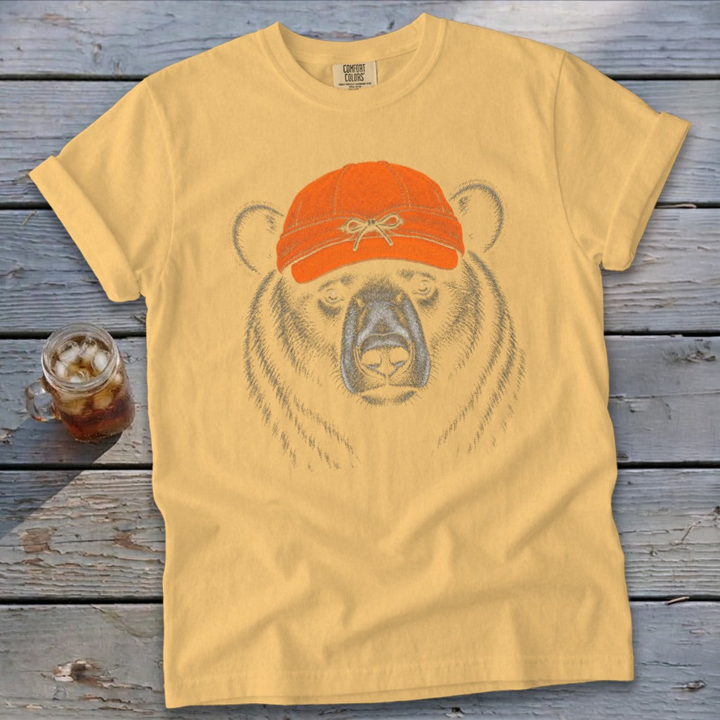 Blaze Orange Bear Signature Tee