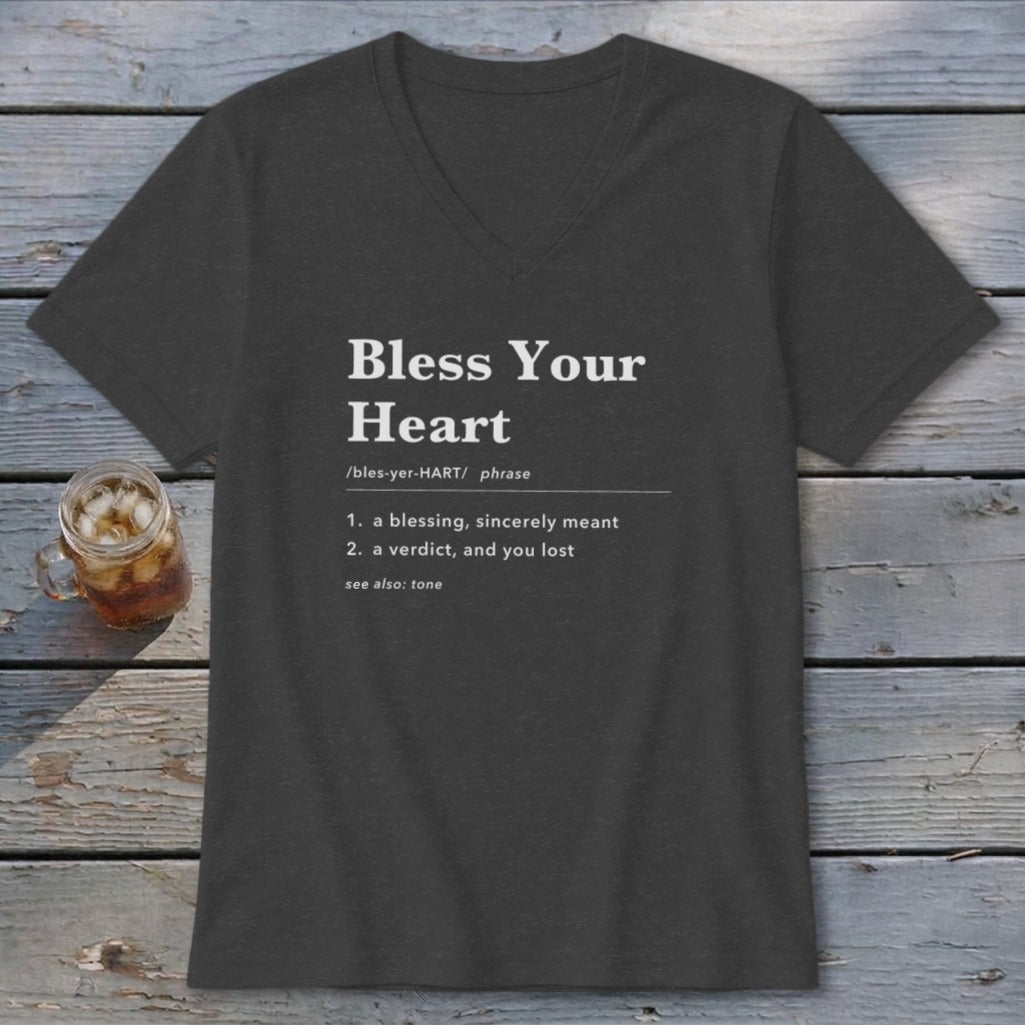 Bless Your Heart Definition V-neck