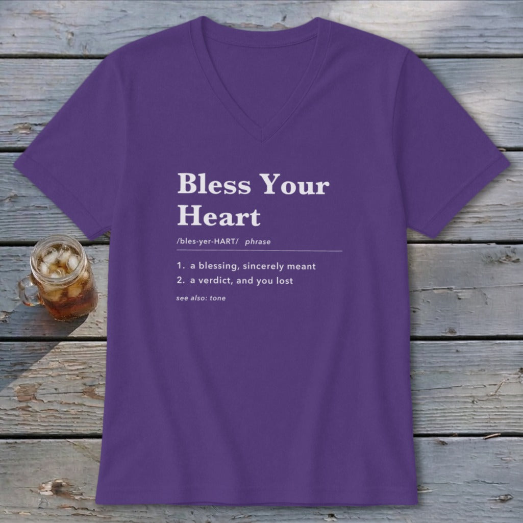 Bless Your Heart Definition V-neck