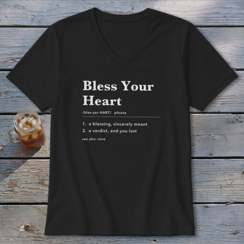 Bless Your Heart Definition V-neck