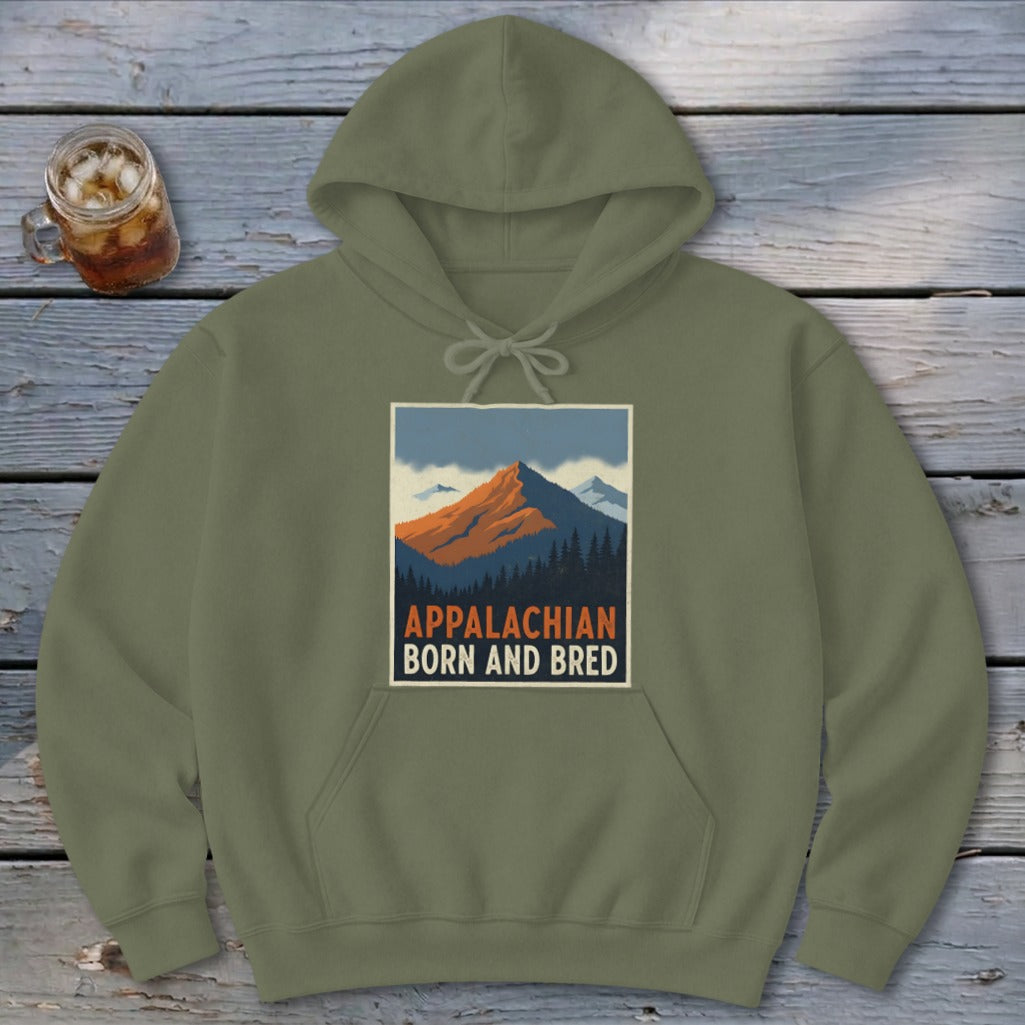 Born and Bred Poster Hoodie