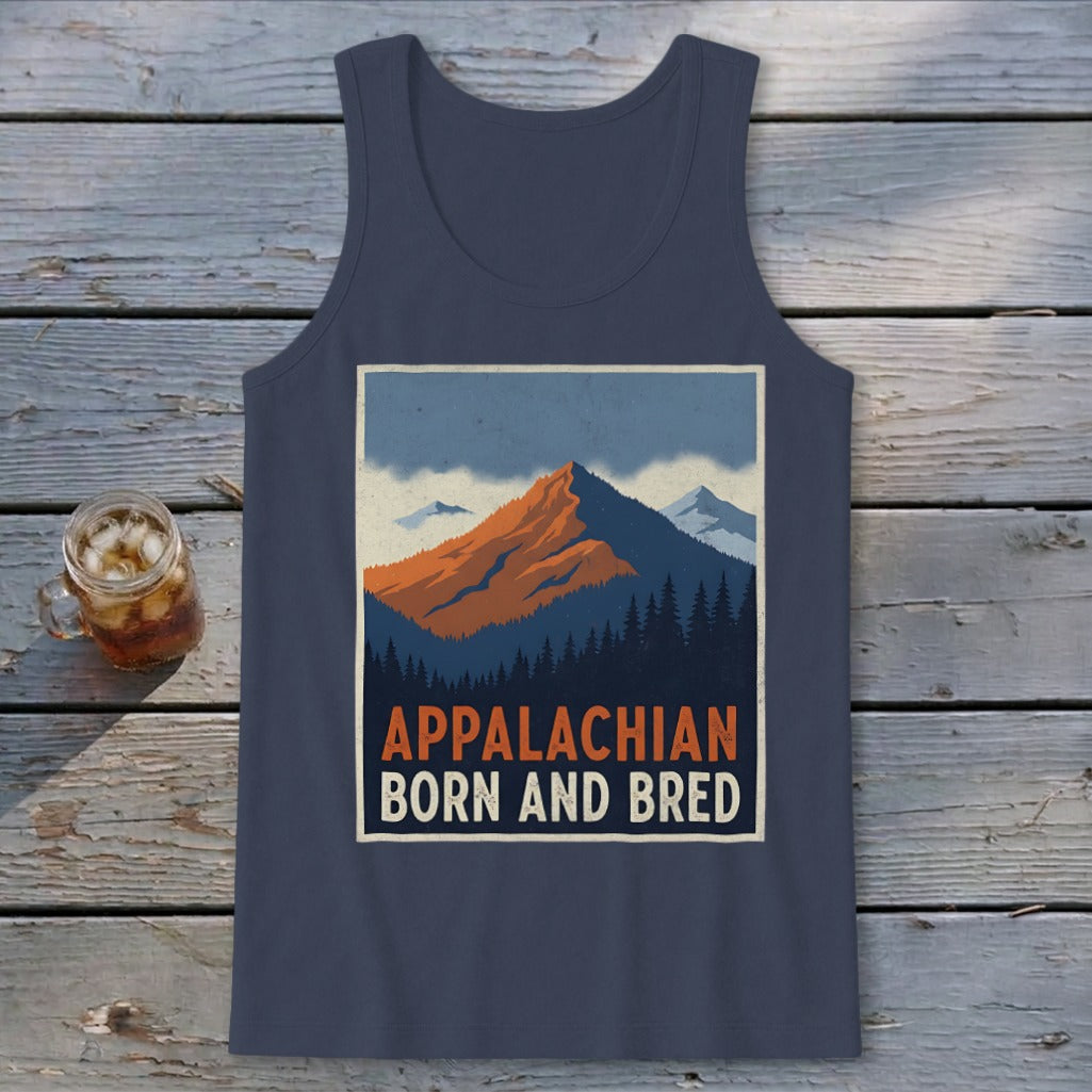 Born and Bred Poster Tank Top