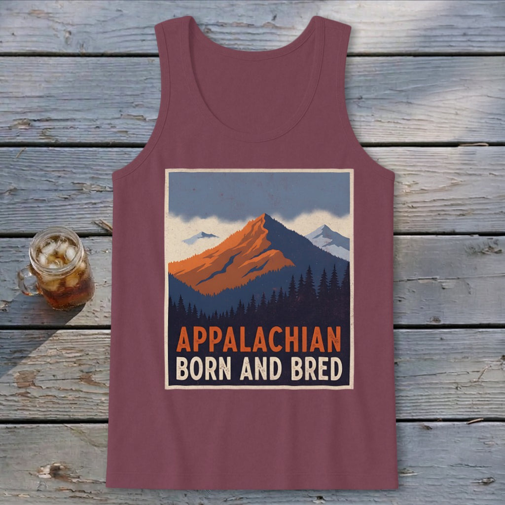 Born and Bred Poster Tank Top