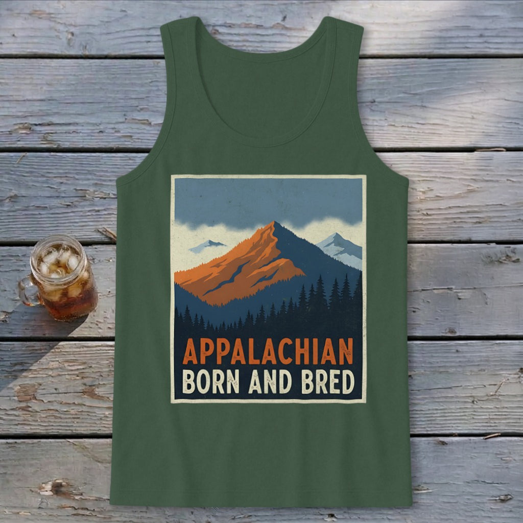 Born and Bred Poster Tank Top