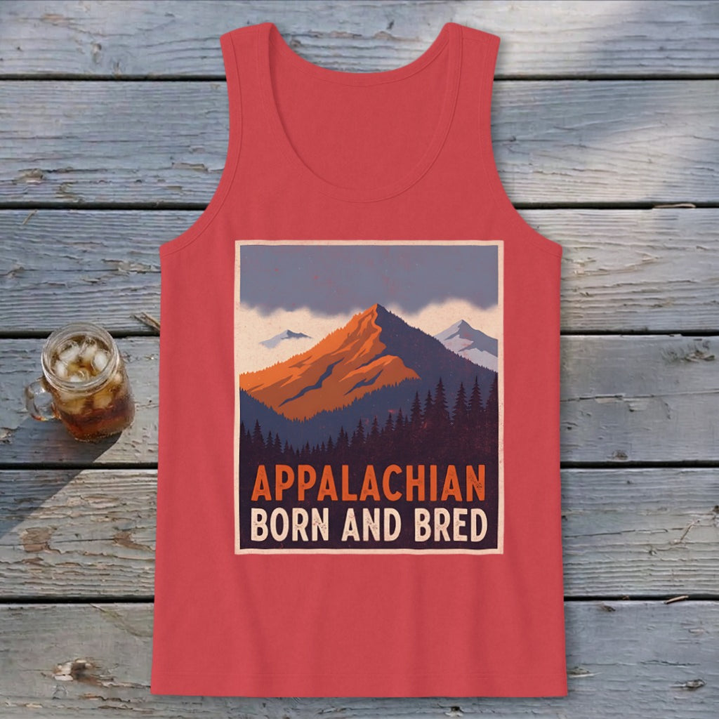 Born and Bred Poster Tank Top